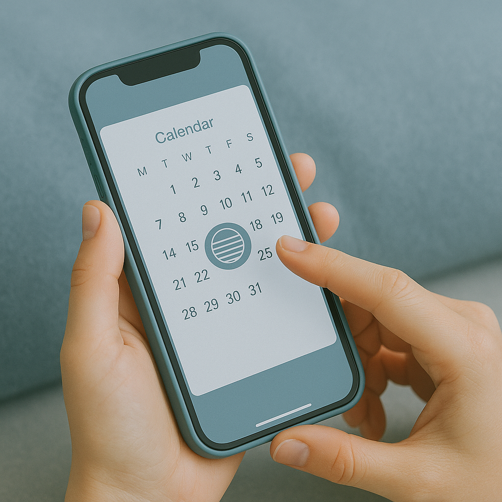 Handy mit Kalender