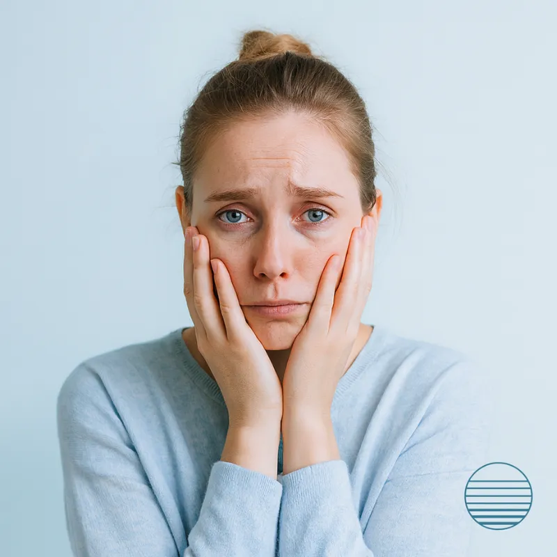 Mutter mit schlechtem Gewissen wegen ängstlichem Kind